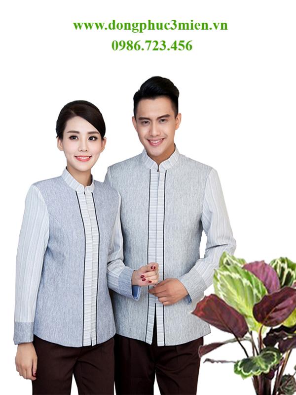 Đồng phục sơ mi nhà hàng KS014 Đồng phục sơ mi nhà hàng KS014