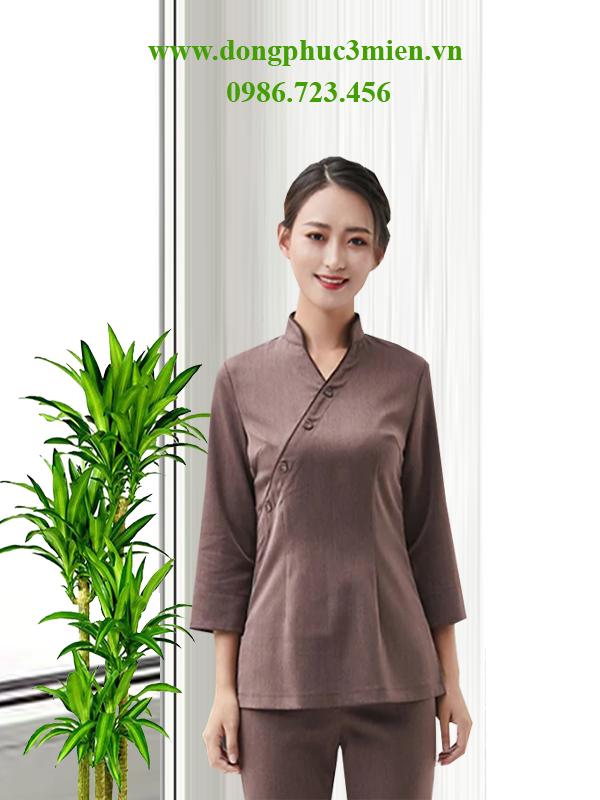 Đồng phục nhân viên Spa nữ SP007 Đồng phục nhân viên Spa nữ SP007